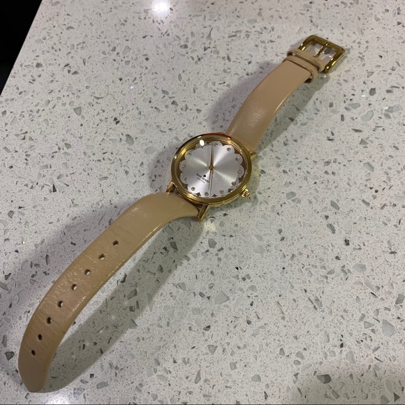 Gold and pink/nude leather Kate spade watch - Picture 4 of 6